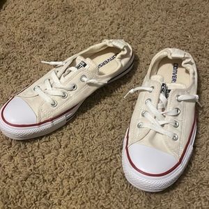 White/Cream Converse ALL STAR Shoes